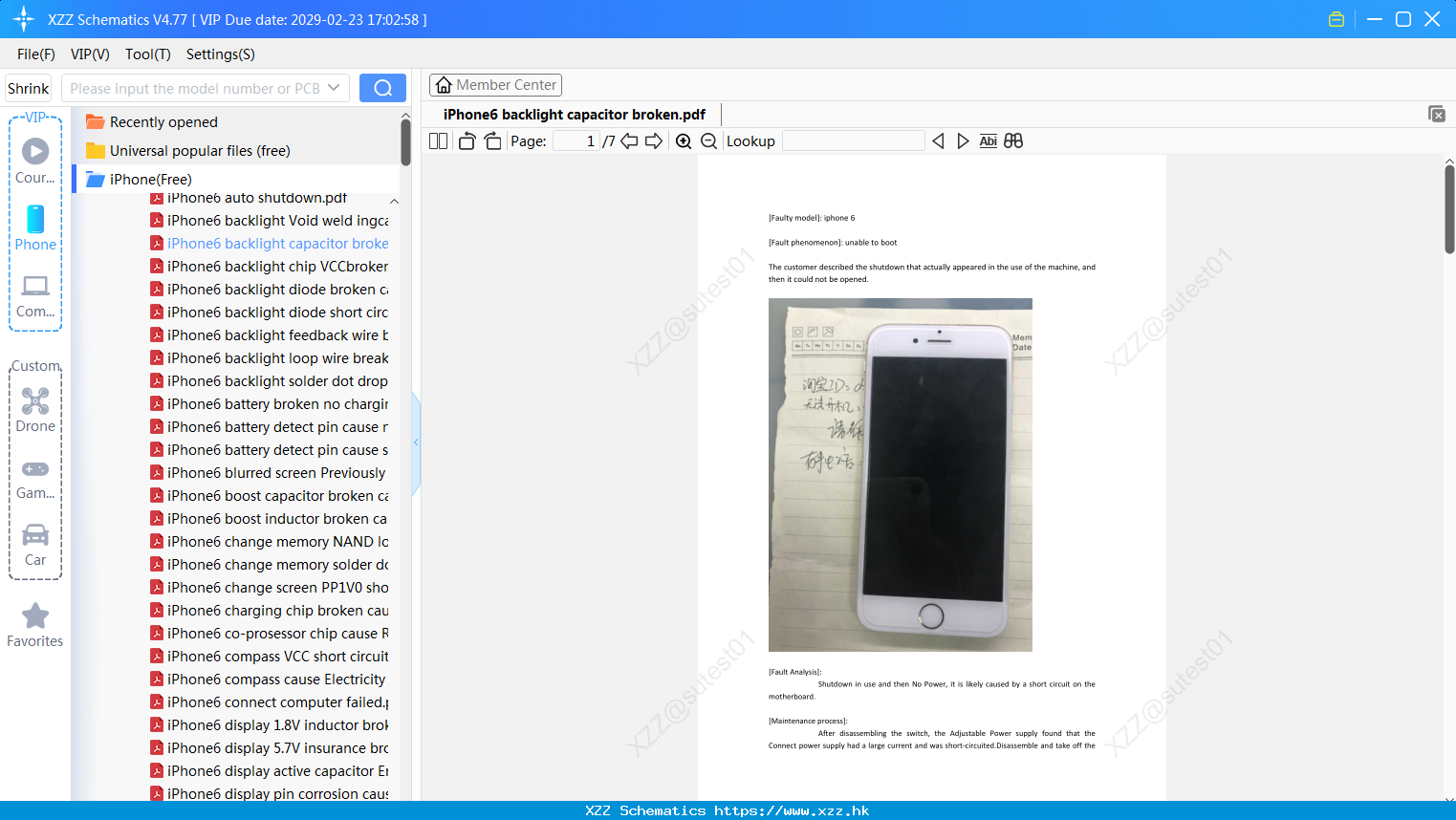 IPhone6 Backlight Capacitor Broken